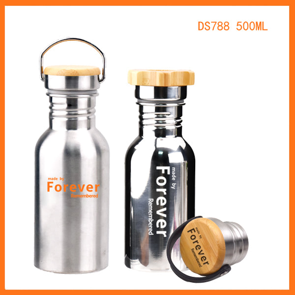 Promotional double wall stainless steel vacuum seal insulated water bottles