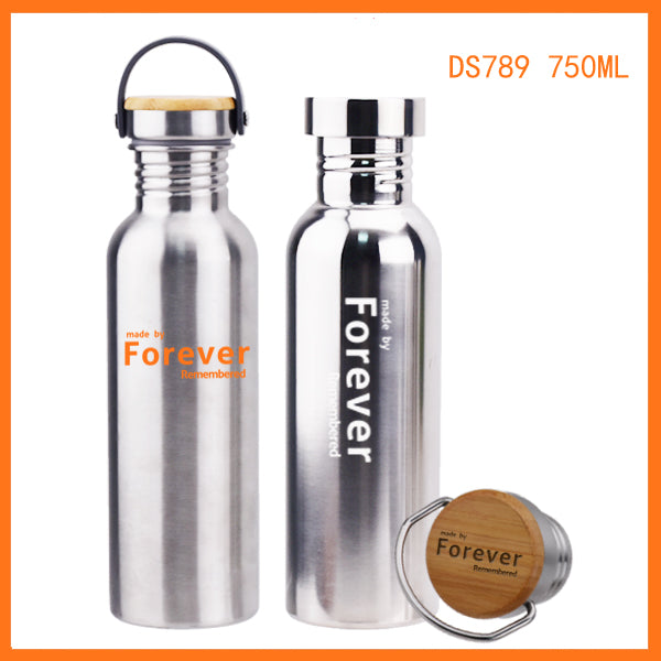 Promotional double wall stainless steel vacuum seal insulated water bottles